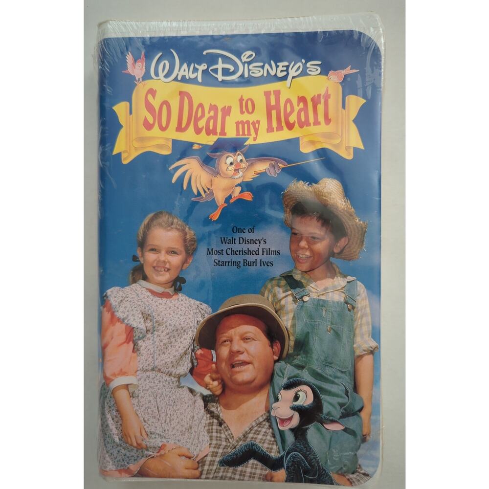 SEALED NEW Walt Disney Home Video So Dear to My Heart (VHS, 1992) Clamshell